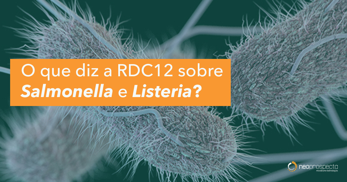 O que diz a RDC12 sobre Salmonella e Listeria?