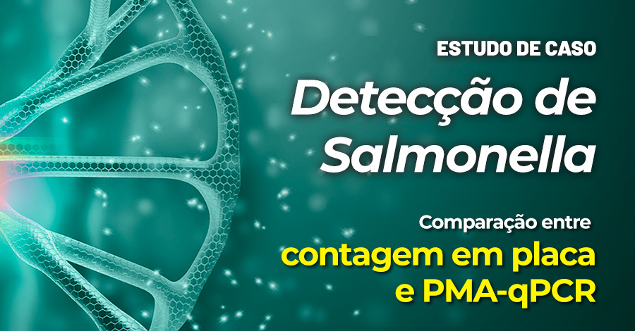 Detecção de Salmonella: Comparação entre contagem em placa e PMA-qPCR